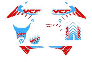 Graphic Kit YCF R Start blau